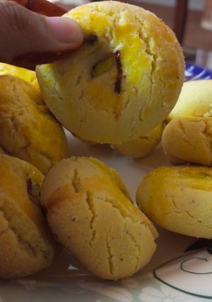 A picture of Naan Khatai Without Oven.