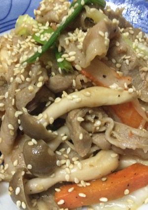 味增辣味五花肉 的食譜成品照片
