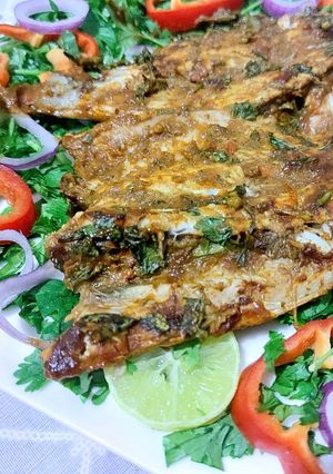 صورة لوصفة سمك قاروص 🐟 بصوص تمر هندي