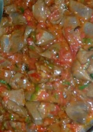 A picture of Liver wet fry.