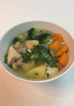 Hình của món Súp gà.