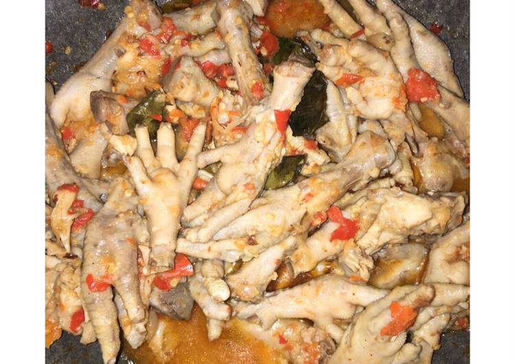 Ceker Pedas (Gampang)