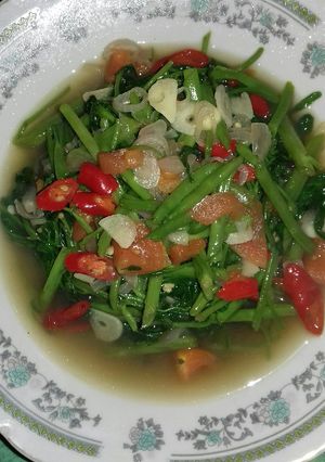 Foto resep Tumis kangkung terasi