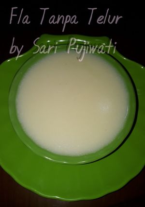 Foto resep Fla tanpa telur