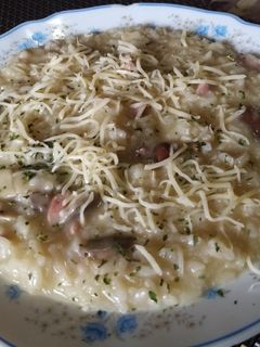Una foto de Risotto con setas y bacon en 25 minutos
