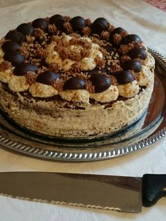 Mozart torta recept fotója