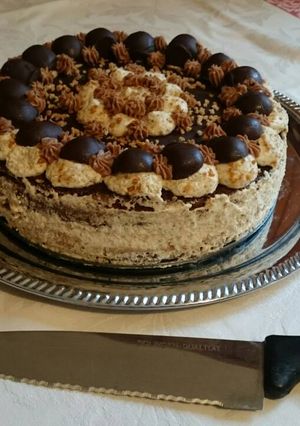 Mozart torta recept fotója