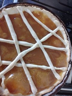 Una foto de Pasta frola de batata sin TACC