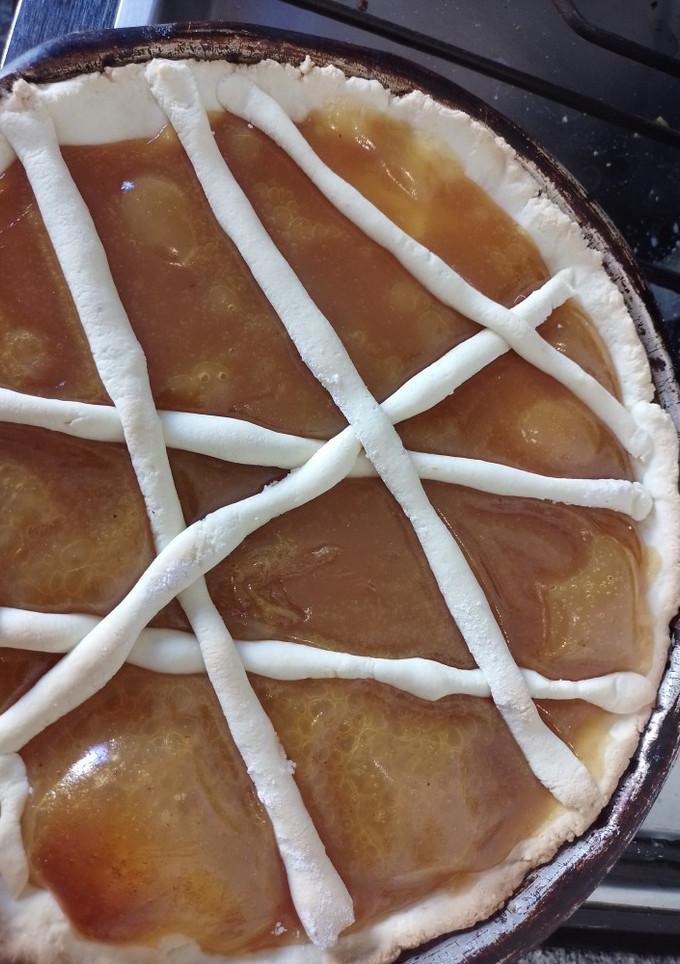 Una foto de Pasta frola de batata sin TACC