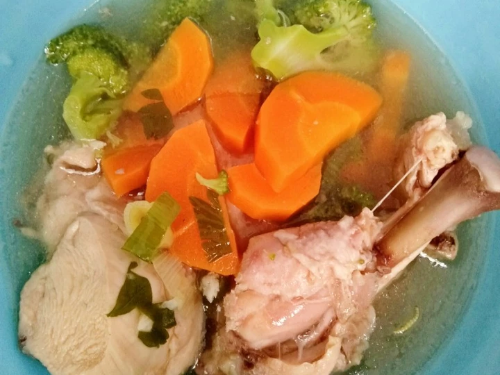 Cara Mudah Menyiapkan Resep Sup Ayam penuh kebahagiaan ❤️ yang Enak Banget Anti Ribet, Lezat Sekali