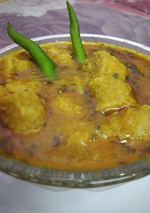 गट्टे की सब्जी (Gatte ki sabji recipe in Hindi) रेसिपी मुख्य फोटो