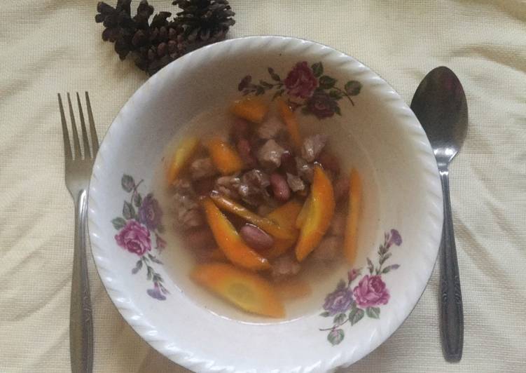 Sup Kacang Merah dengan Daging Sapi & Wortel