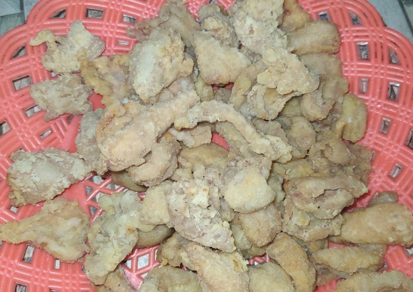 Kulit ayam krispi