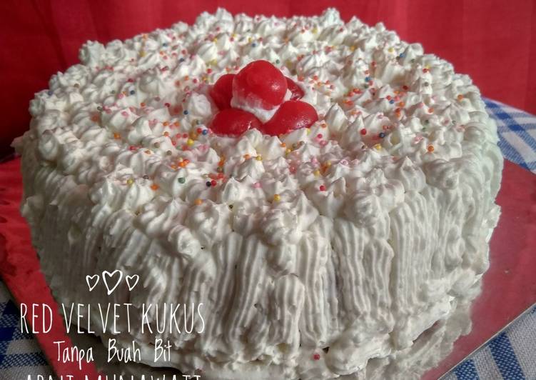Cara buat Red Velvet Kukus Tanpa Buah Bit yang enak Untuk Jualan