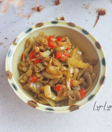 dưa cải chua xào tỏi