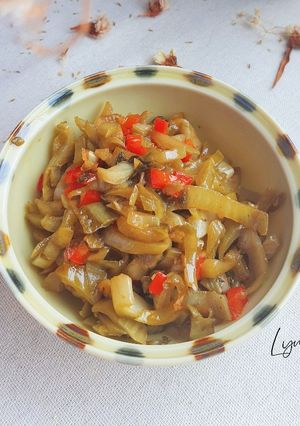 Hình của món 🔸️DƯA CẢI CHUA XÀO TỎI.
