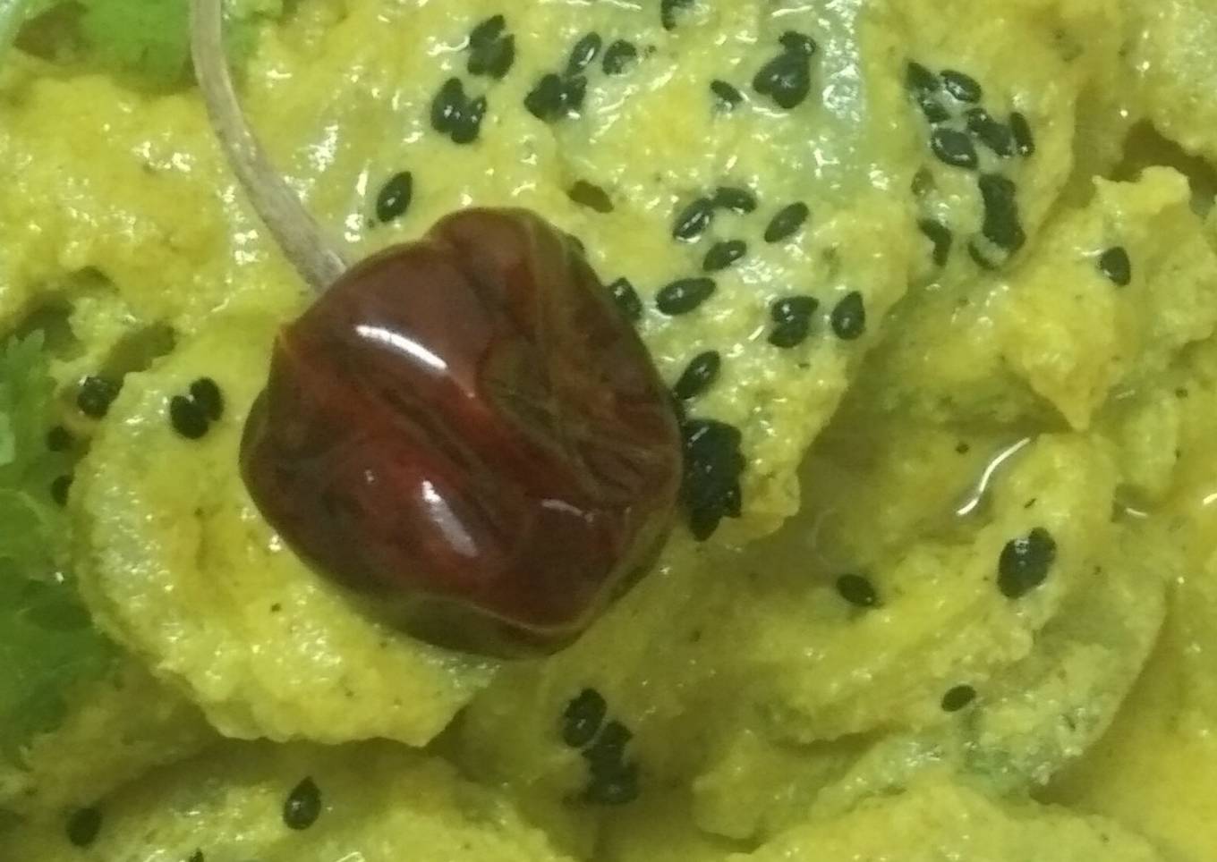 Kakrol CurryÂ / Spine Gourd In Poppy Seeds Paste