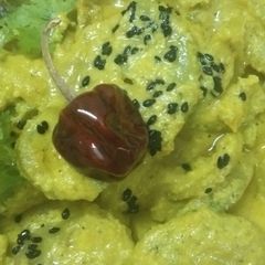 A picture of Kakrol Curry  / Spine Gourd In Poppy Seeds Paste.