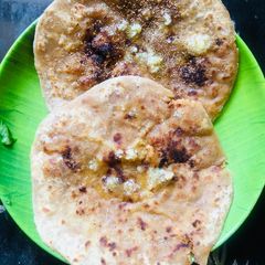 A picture of Khoya Sweet paratha.