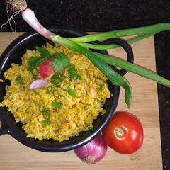 A picture of Paneer Bhurji Rice.