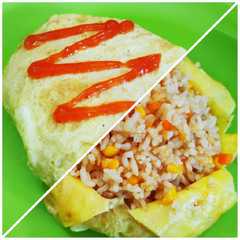 A picture of Nasi Goreng Selimut.