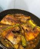 Cá diêu hồng kho nghệ