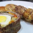 Matambre arrollado a la parrilla