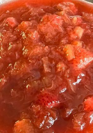 A picture of Strawberry Rhubarb Sauce.