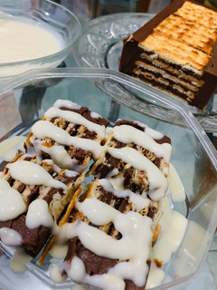 Foto resep Puding coklat mocca lapis biskuit + vla susu keju