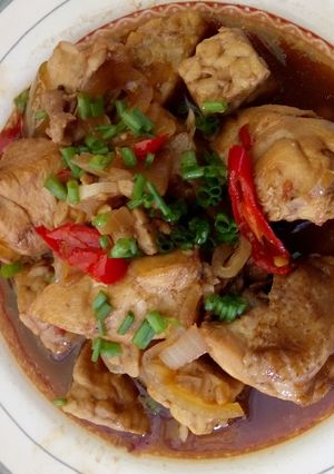 Foto resep Ayam tempe kecap simple