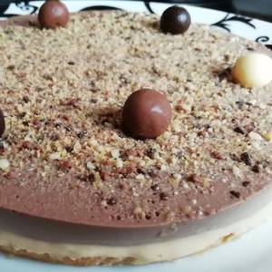 Tarta dulce de leche con chocolate y crocantis 3 chocolate