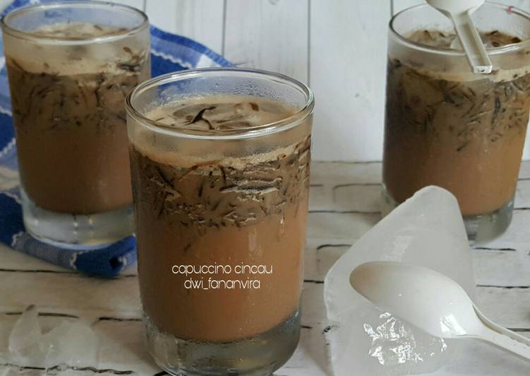 Resep 21. Cappucino Cincau homemade #kamismanis yang Enak Banget