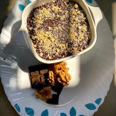 A picture of Chocolate Walnut fudge.