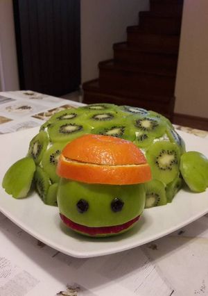 Bababarát teknős torta recept fotója