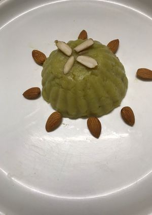 A picture of Shakarkand Halwa.