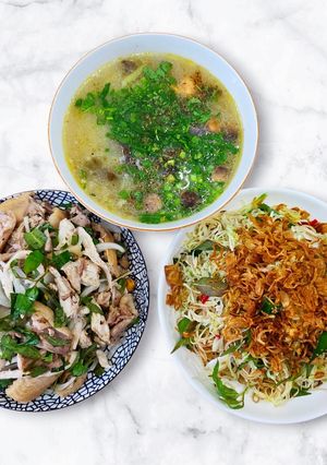 Hình của món Cháo Gỏi Gà.