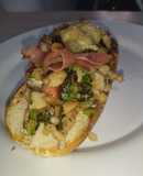 Perro relleno de carne