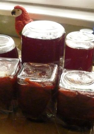 Eper - áfonya lekvár recept fotója