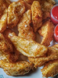 Foto resep Fried Potato Wedges