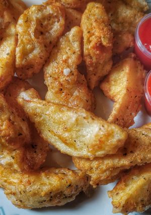 Foto resep Fried Potato Wedges
