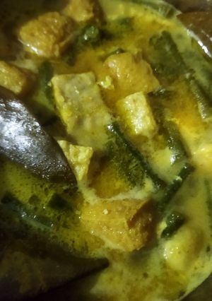 Foto resep Lodeh tahu kacang panjang fibercream