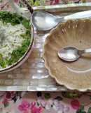 Samak rice with chia seeds in coriander flavour