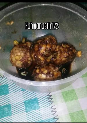 Foto resep Bola tempe saus kecap😘