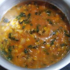 Split chick pea chana dal curry A picture of Split chick pea chana dal curry.