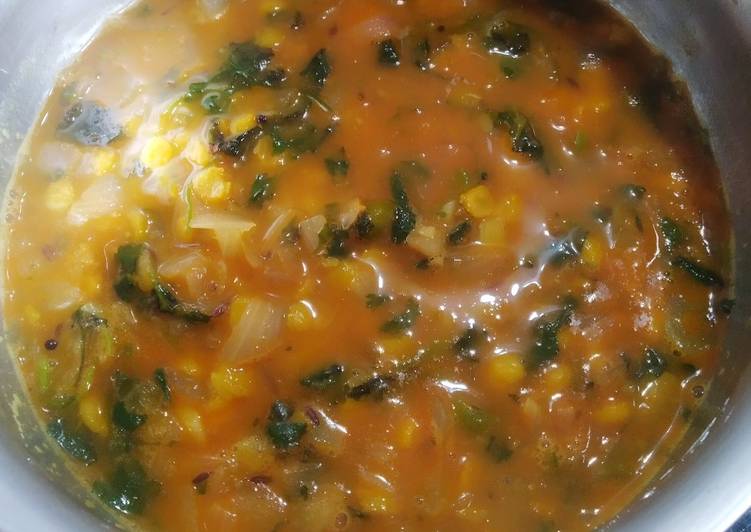 My Grandma Love This Split chick pea chana dal curry