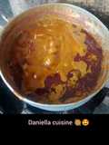 Sauce graines avec poisson frais (chacha)