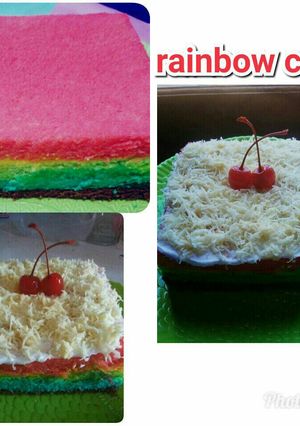 Foto resep Rainbow cake
