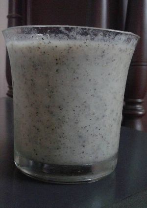 A picture of Pitaya / Dragon fruit juice.