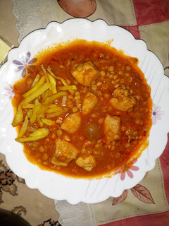 عکسی از دستور خورشت قیمه مرغ