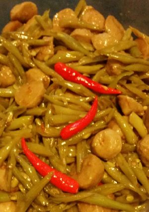 Foto resep Tumis buncis dgn bakso sapi